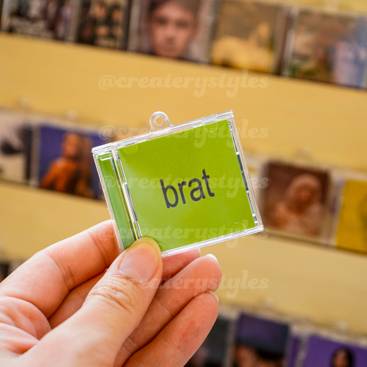 Personalized NFC Keychain Charli XCX Brat
