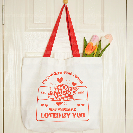 Defenceless Double-Sided Canvas Tote Bag