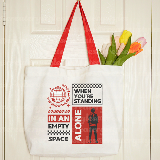 Holding on to Heartache Double-Sided Canvas Tote Bag