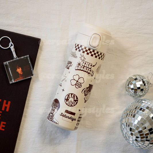 Faith in the Future Inspired Stainless Steel Water Bottle Mug With Lock Cap 450 ml / 15.2 Oz