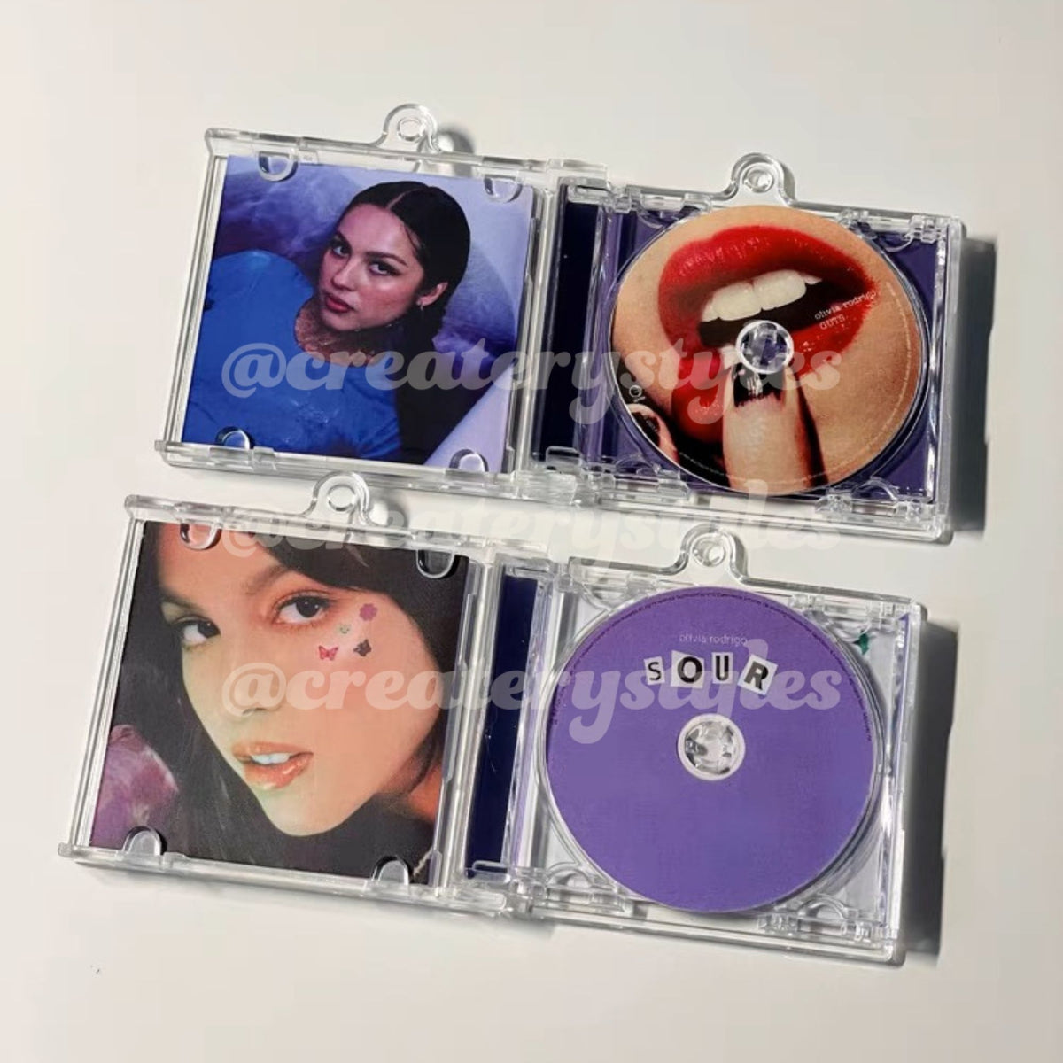 Personalized Mini CD NFC Keychain for Livies, Guts, Sour, Deja Vu