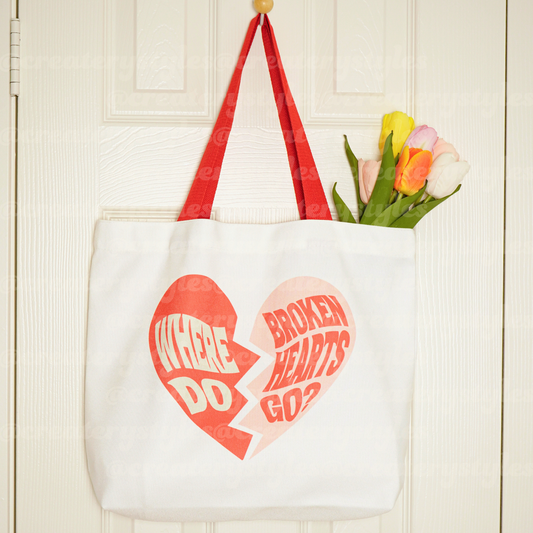 Where Do Broken Hearts Go Tote Bag