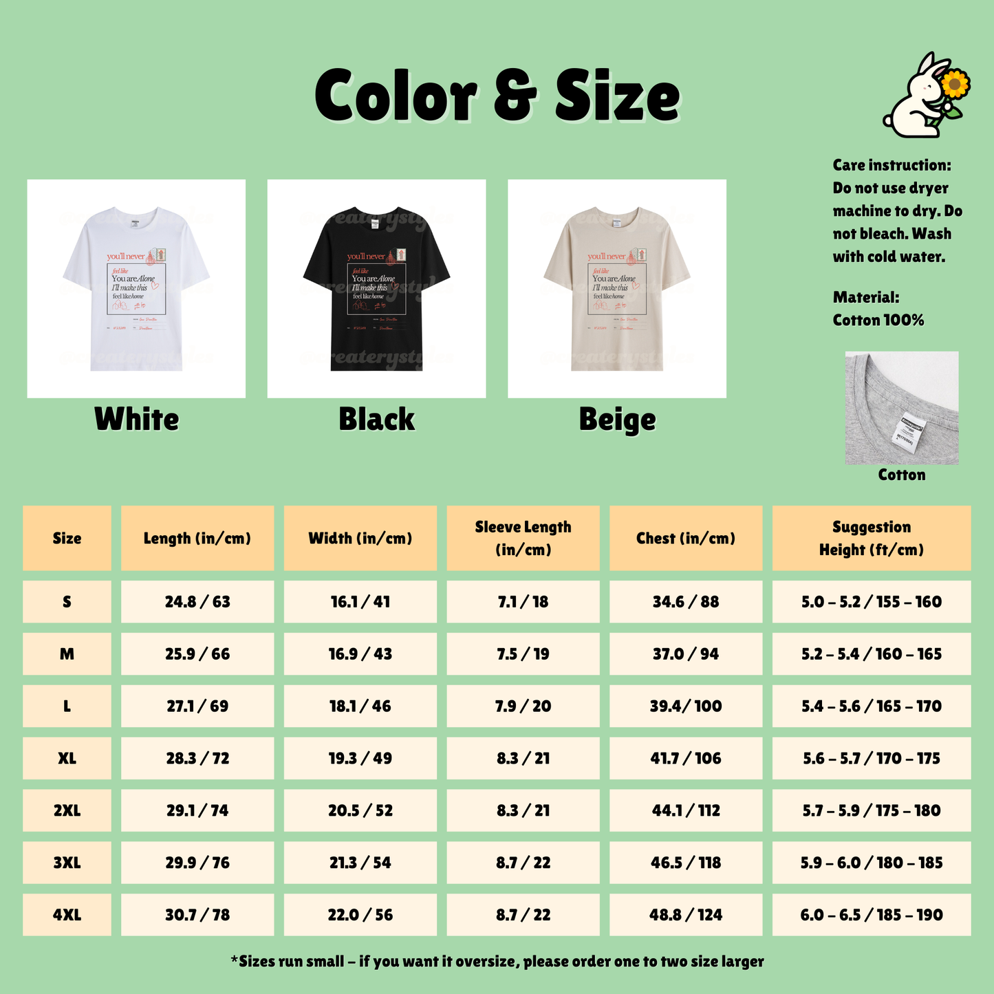 Feel Like Home T Shirt, Mult Color