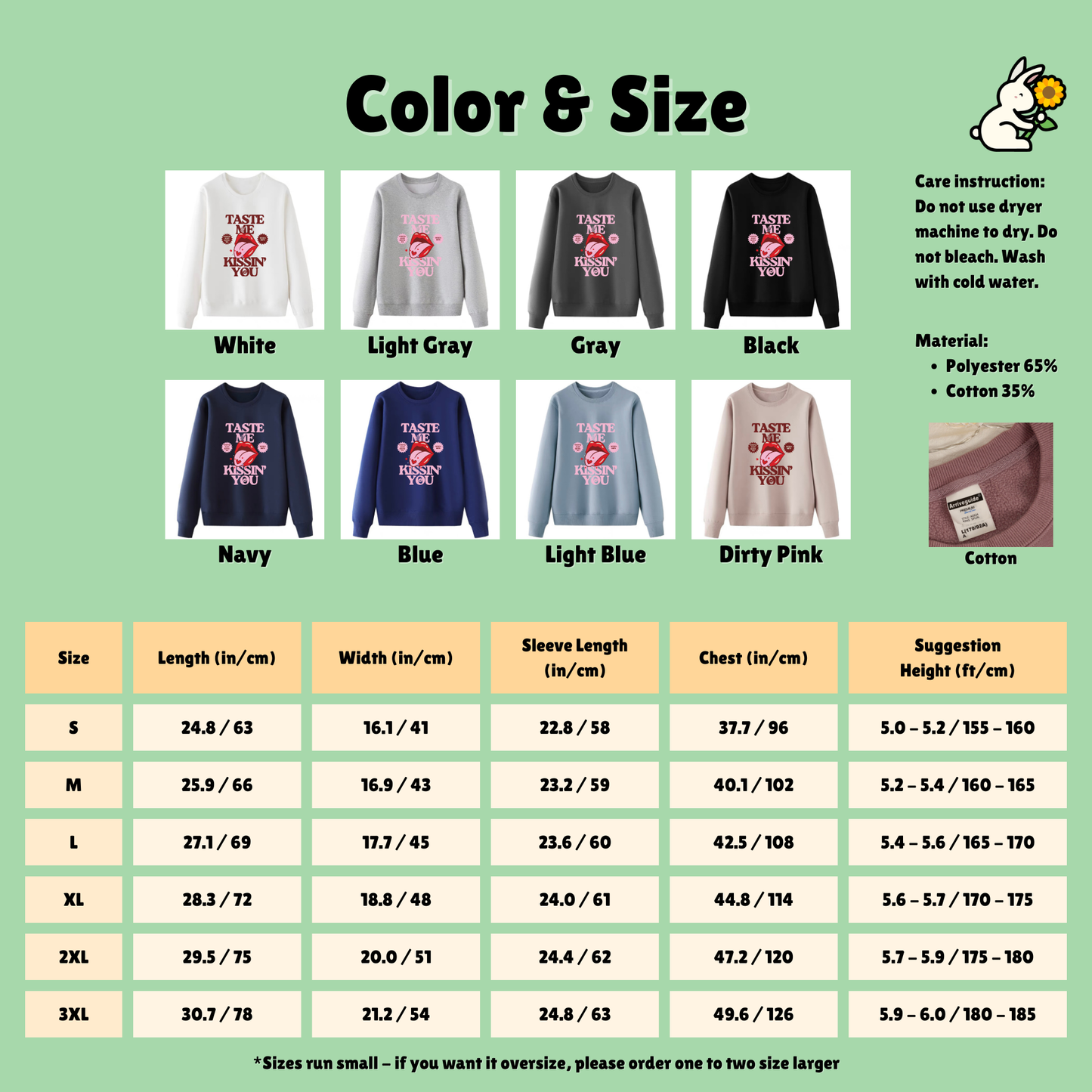 Taste Graphic Sweatshirt & Hoodie, Mult Color