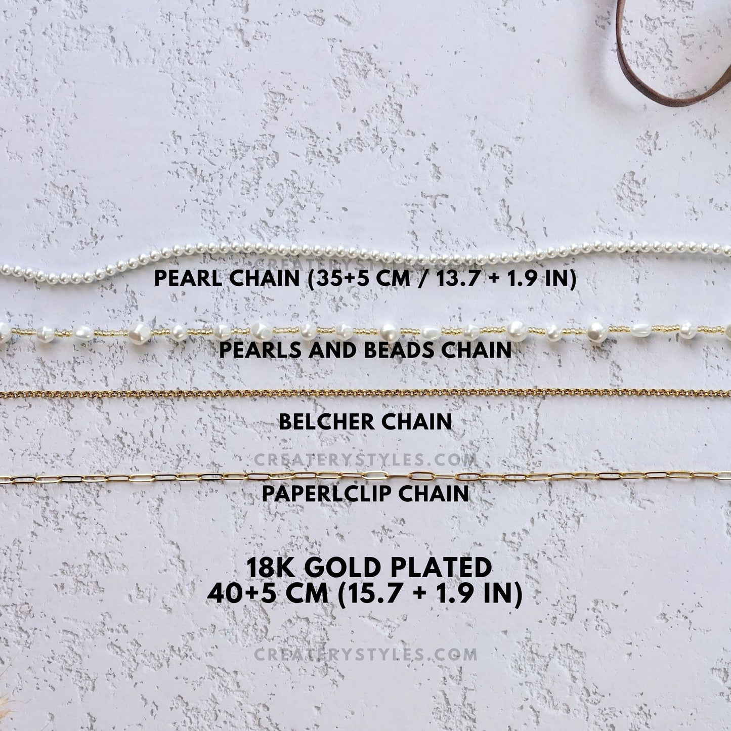 18k gold plated necklace