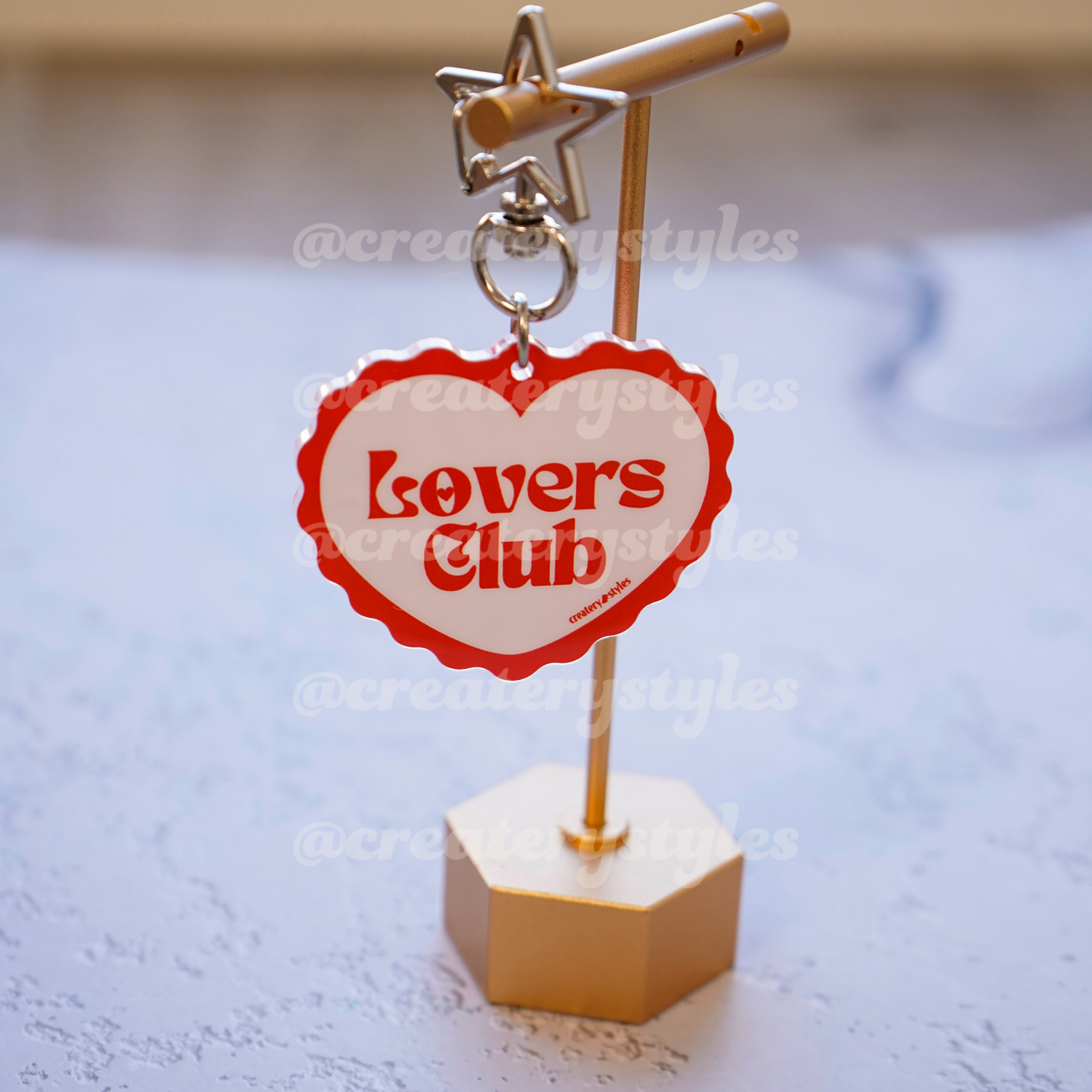 Lovers Club Acrylic Keychain + Mystery Free Keychain