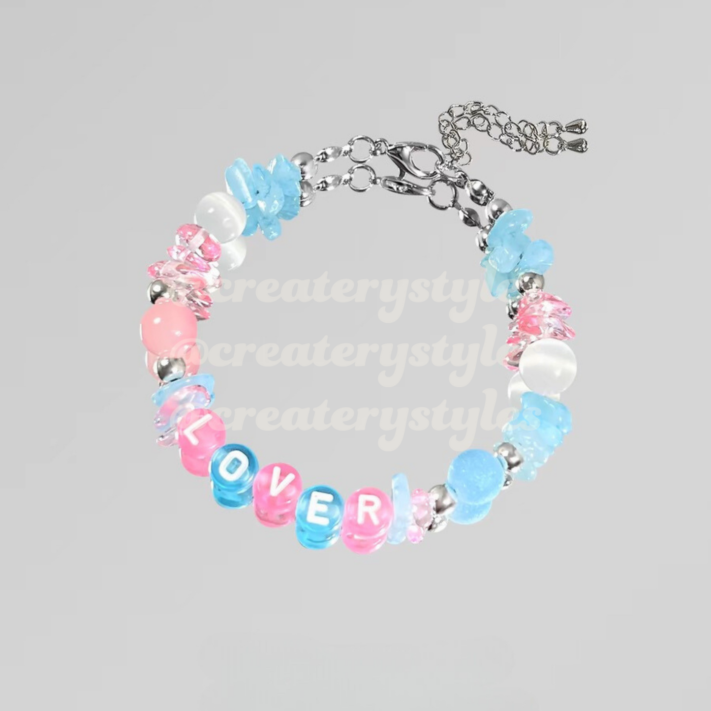 TTPD Inspired Crystal Beads Friendship Bracelet Lobster Claw Closure