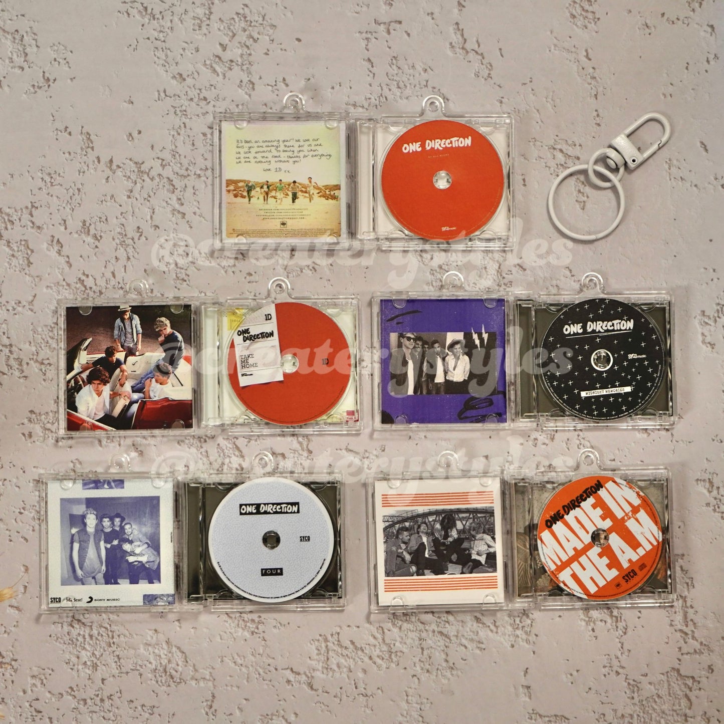 Personalized NFC Keychain One Direction