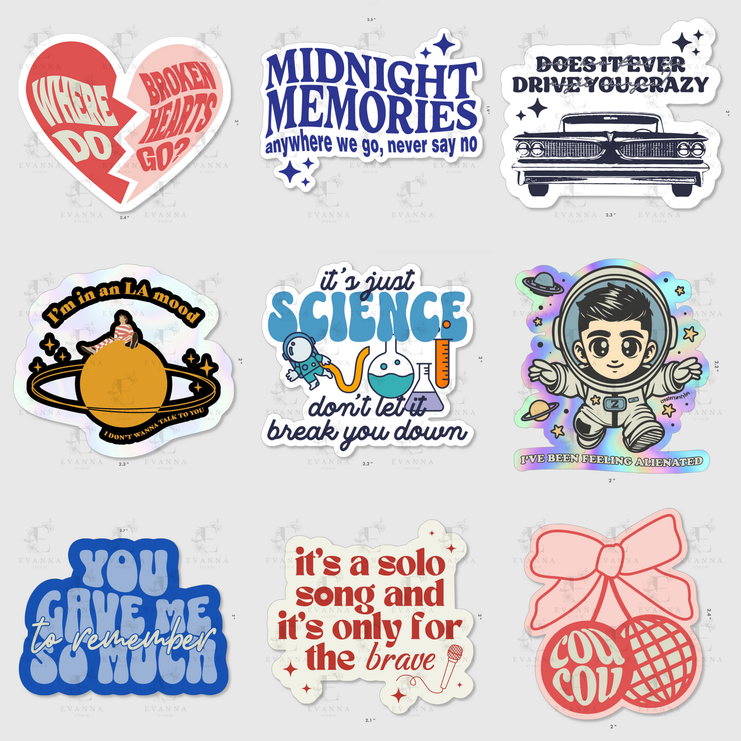 Kings of The Friday Nights Spooky - Waterproof Holographic Vinyl Sticker