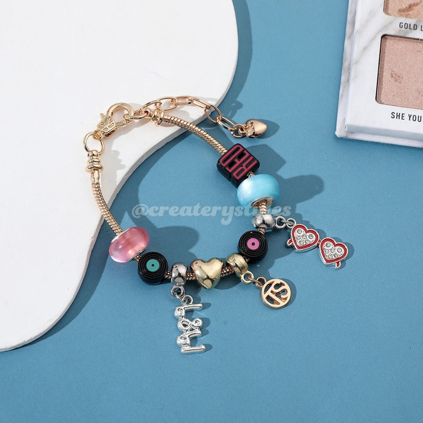 Taylor's Version Albums Inspired Charm Friendship Bracelet