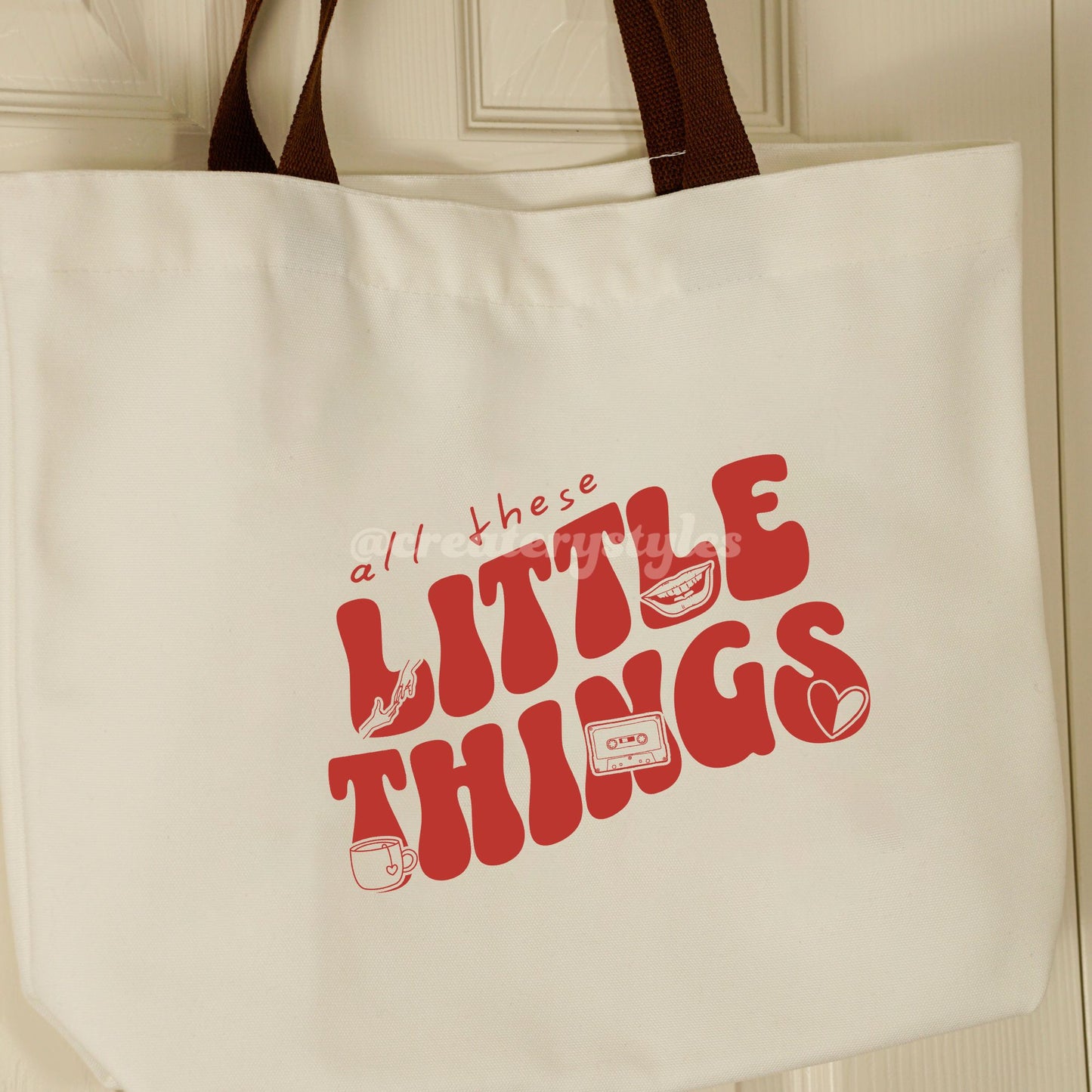 One Direction Merch Little Things Canvas Tote Bag