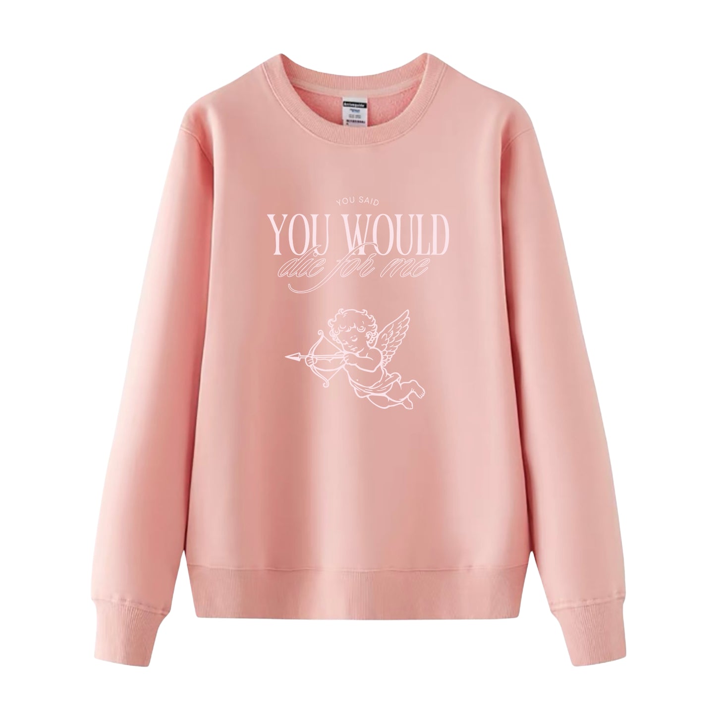 Sweatshirt und Kapuzenpullover mit Aufdruck „Always Love You“, mehrfarbig