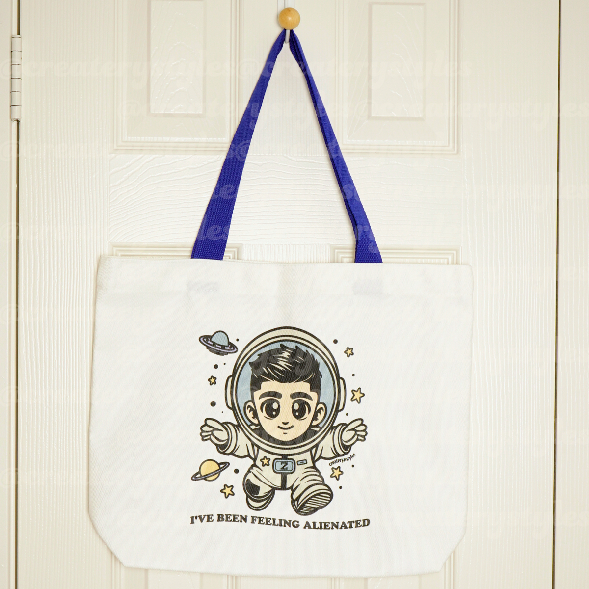 Zayn Malik Alienated Astronaut Double-Sized Canvas Tote Bag