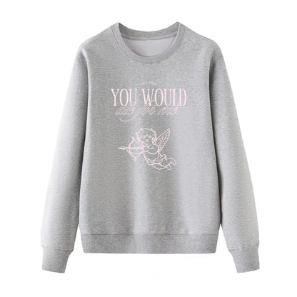 Sweatshirt und Kapuzenpullover mit Aufdruck „Always Love You“, mehrfarbig