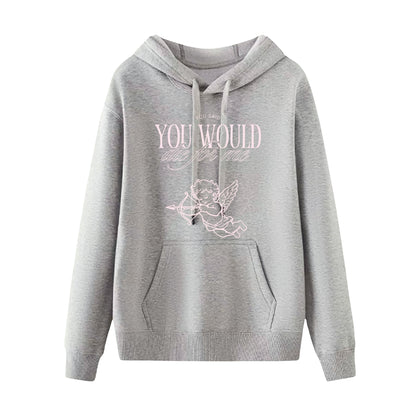 Sweatshirt und Kapuzenpullover mit Aufdruck „Always Love You“, mehrfarbig