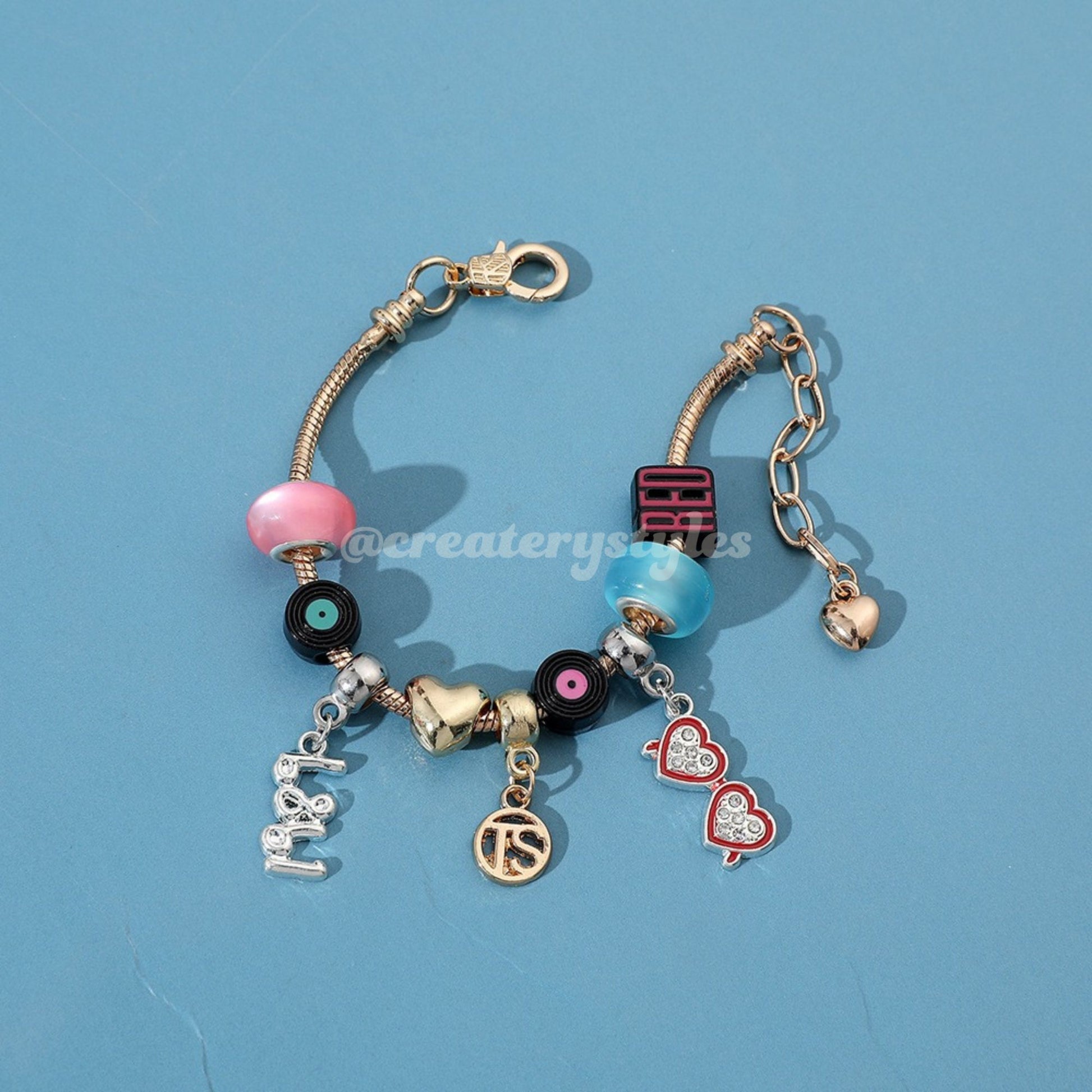 Taylor's Version Albums Inspired Charm Friendship Bracelet