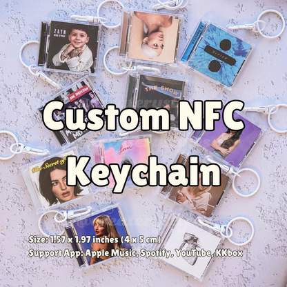 Personalized NFC Album Tag Keychain, Bundle Discount