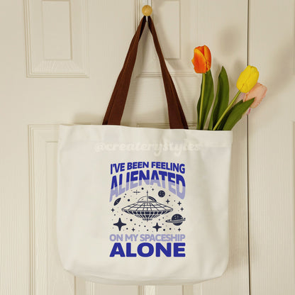 Alienated Double-Sided Canvas Tote Bag