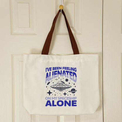 Alienated Double-Sided Canvas Tote Bag