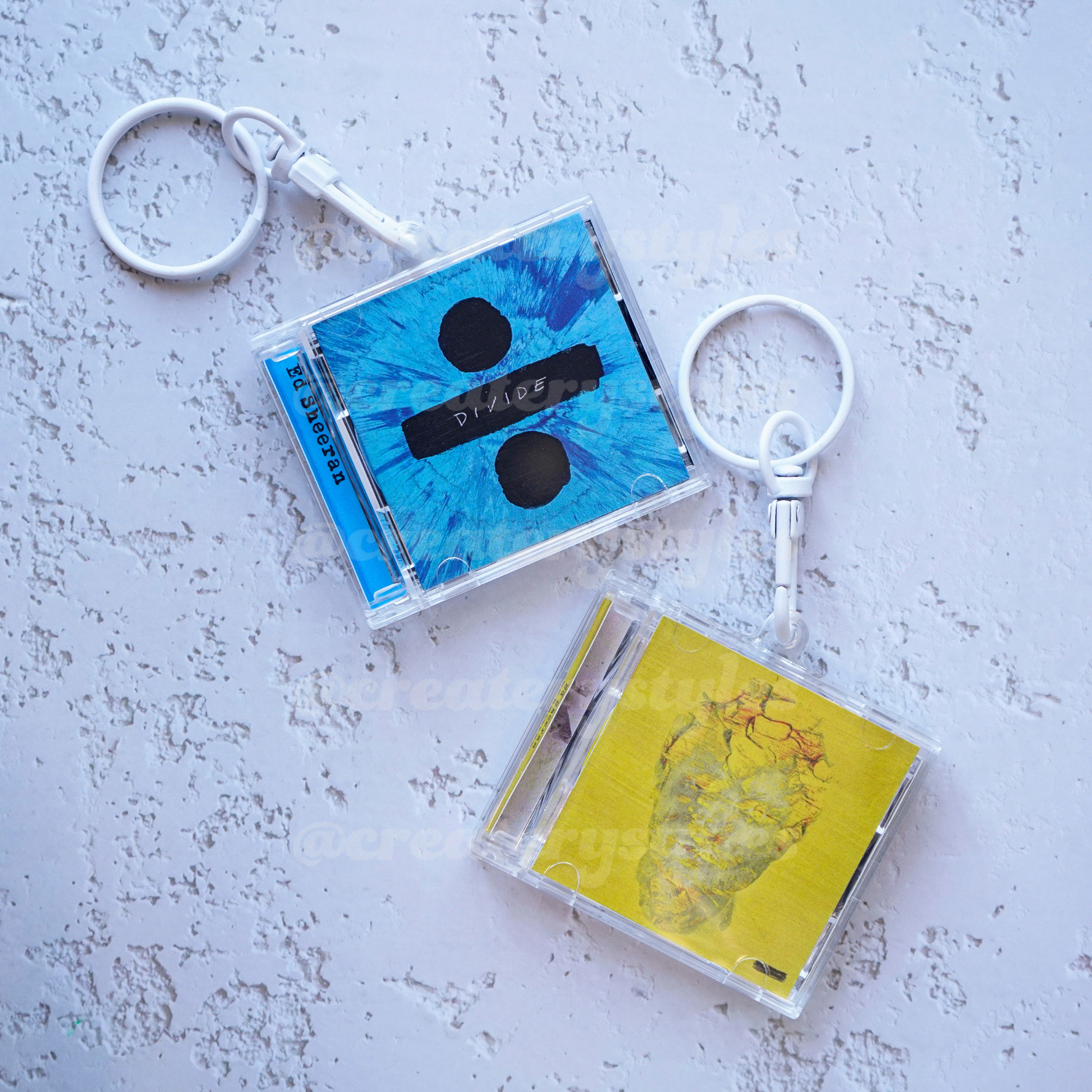 Ed Sheeran Merch Personalized NFC Keychain