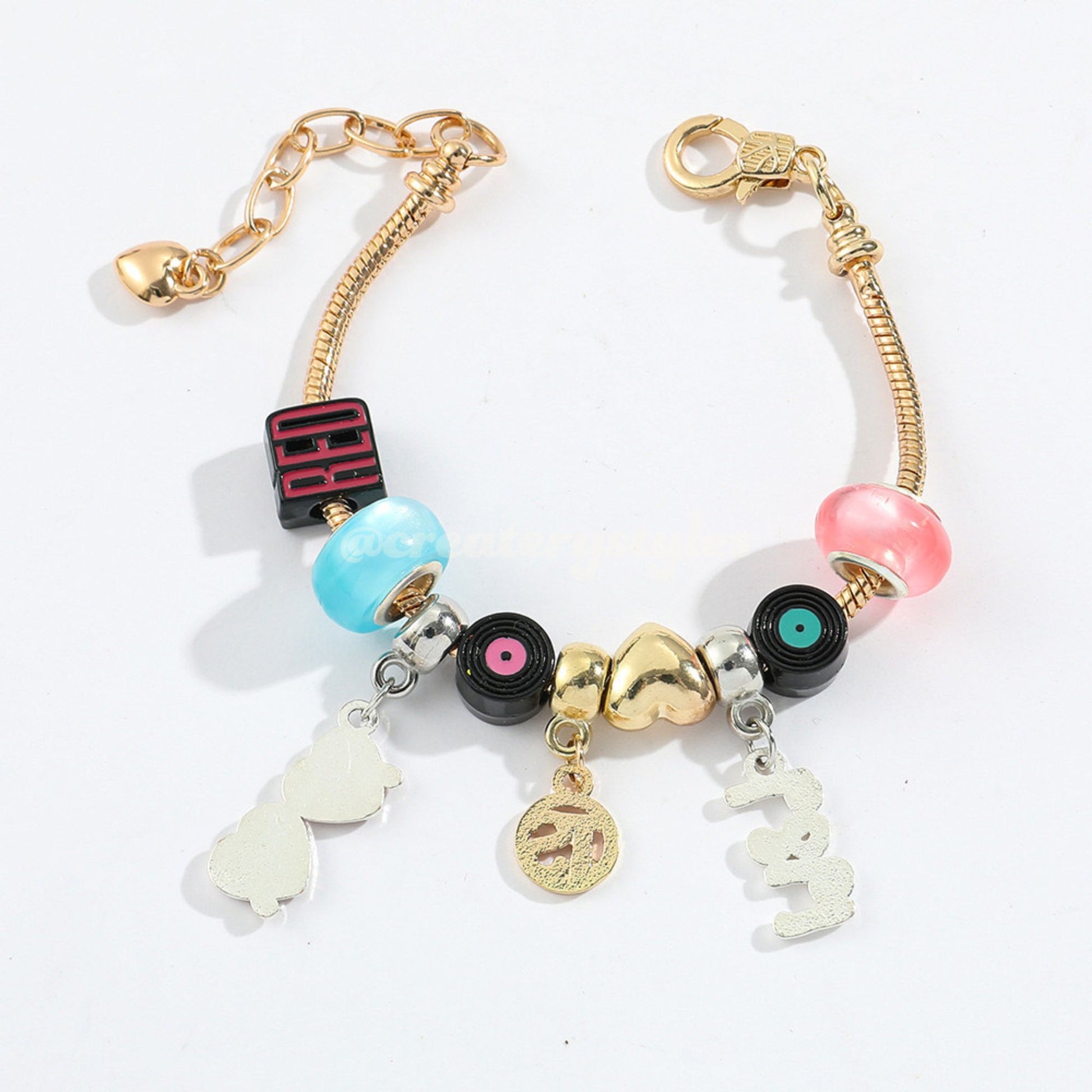 Taylor's Version Albums Inspired Charm Friendship Bracelet