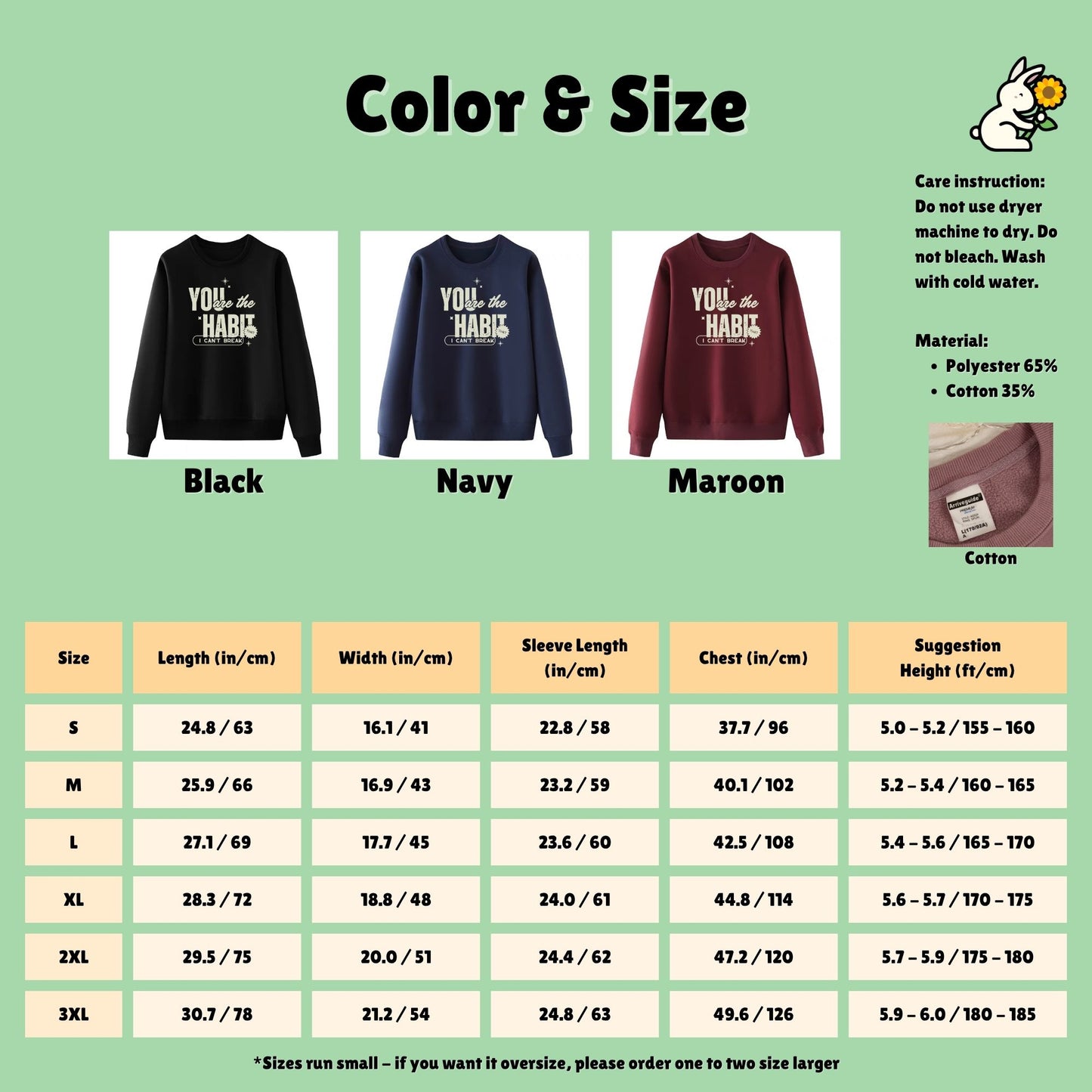 Sweatshirt und Kapuzenpullover mit Aufdruck „Always Love You“, mehrfarbig