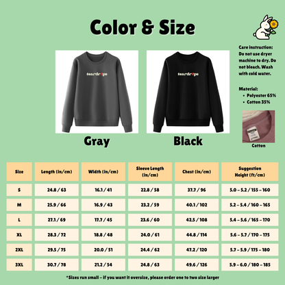 Teardrops Graphic Sweatshirt & Hoodie