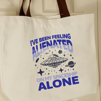 Alienated Double-Sided Canvas Tote Bag