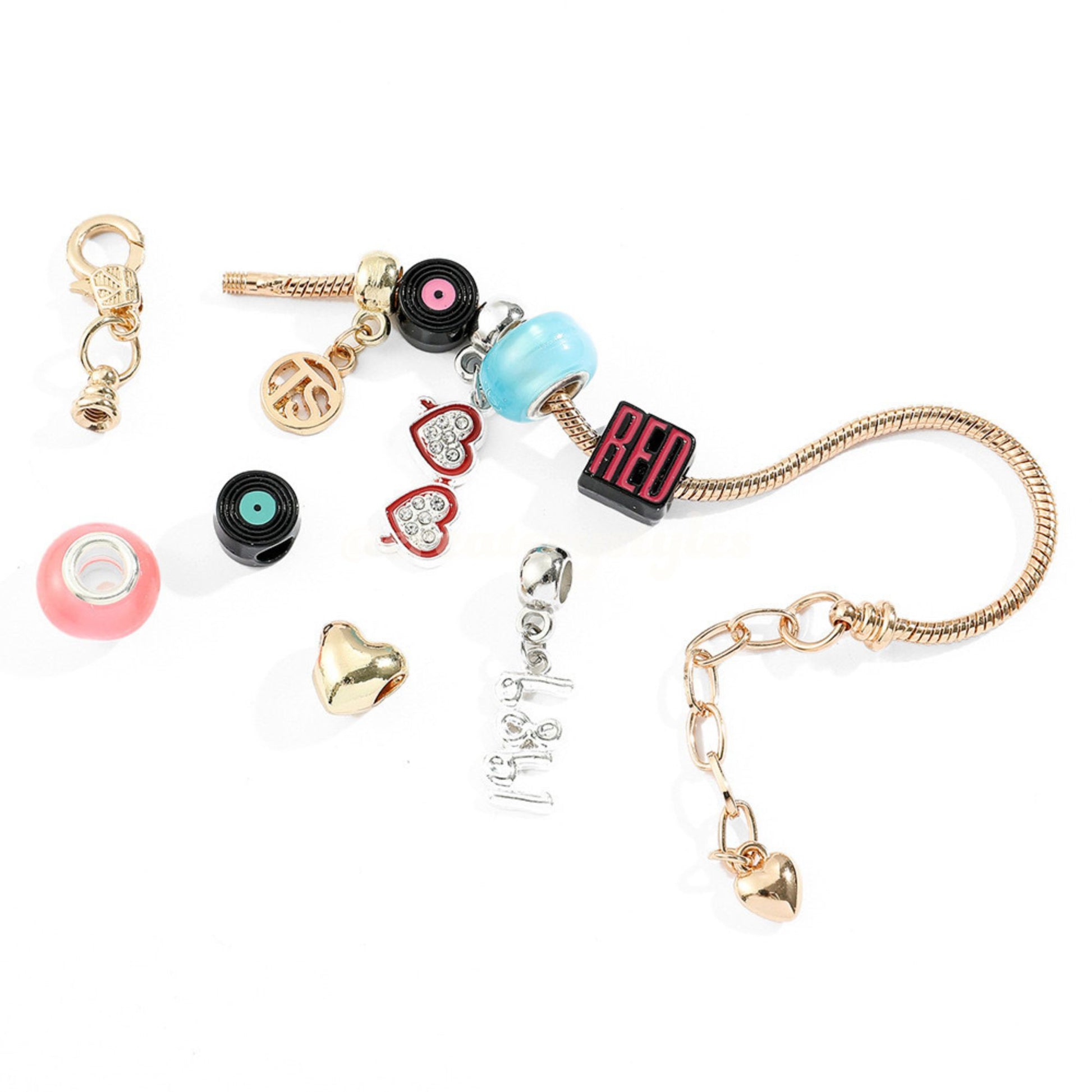 Taylor's Version Albums Inspired Charm Friendship Bracelet