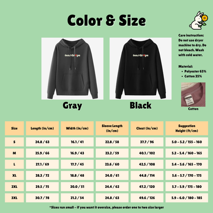 Teardrops Graphic Sweatshirt & Hoodie