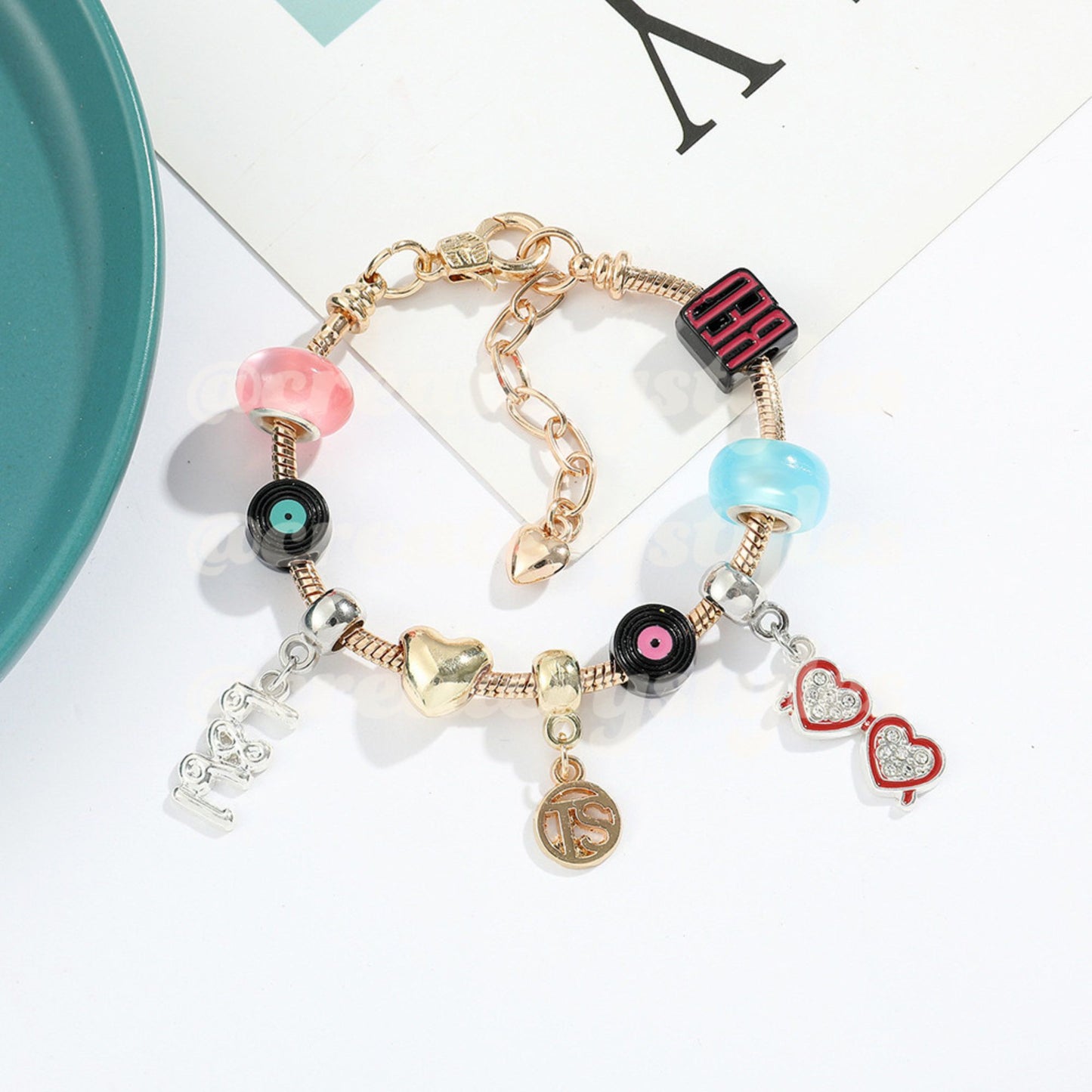 Taylor's Version Albums Inspired Charm Friendship Bracelet