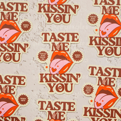 Taste Me - Waterproof Matte Vinyl Sticker