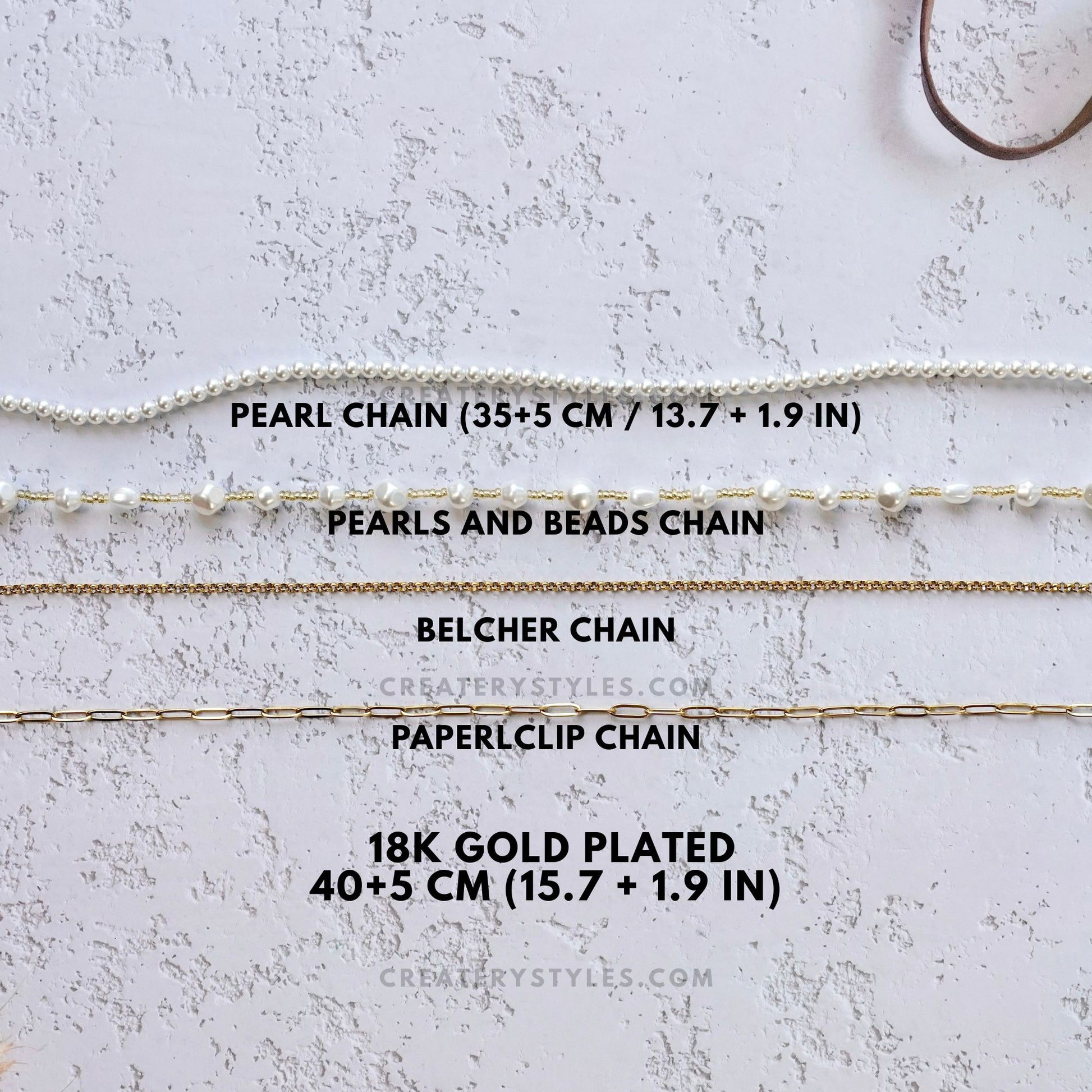 18k gold plated necklace