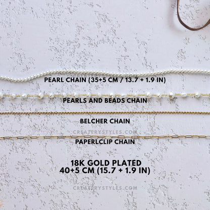 18k gold plated necklace