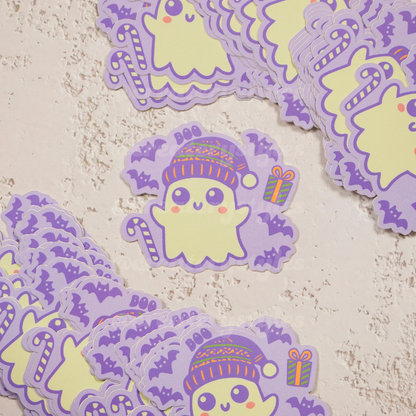 Boo Halloween Sticker