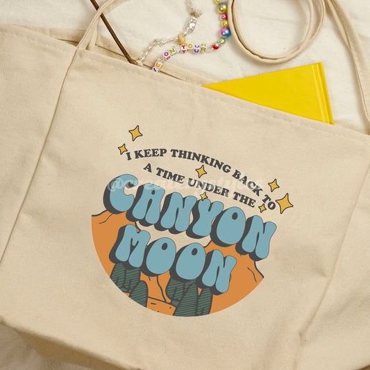 Canyon Moon Double-Sided Tote Bag