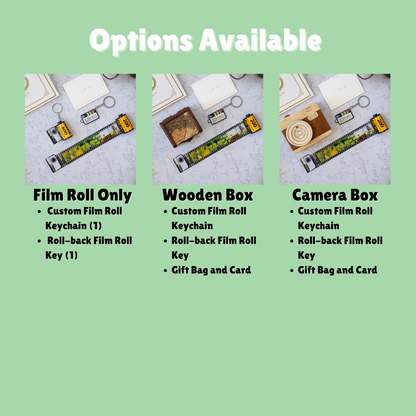 Personalized Film Roll Keychain