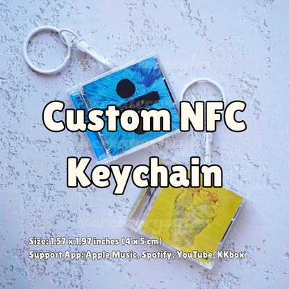 Personalized NFC Keychain Ed Sheeran