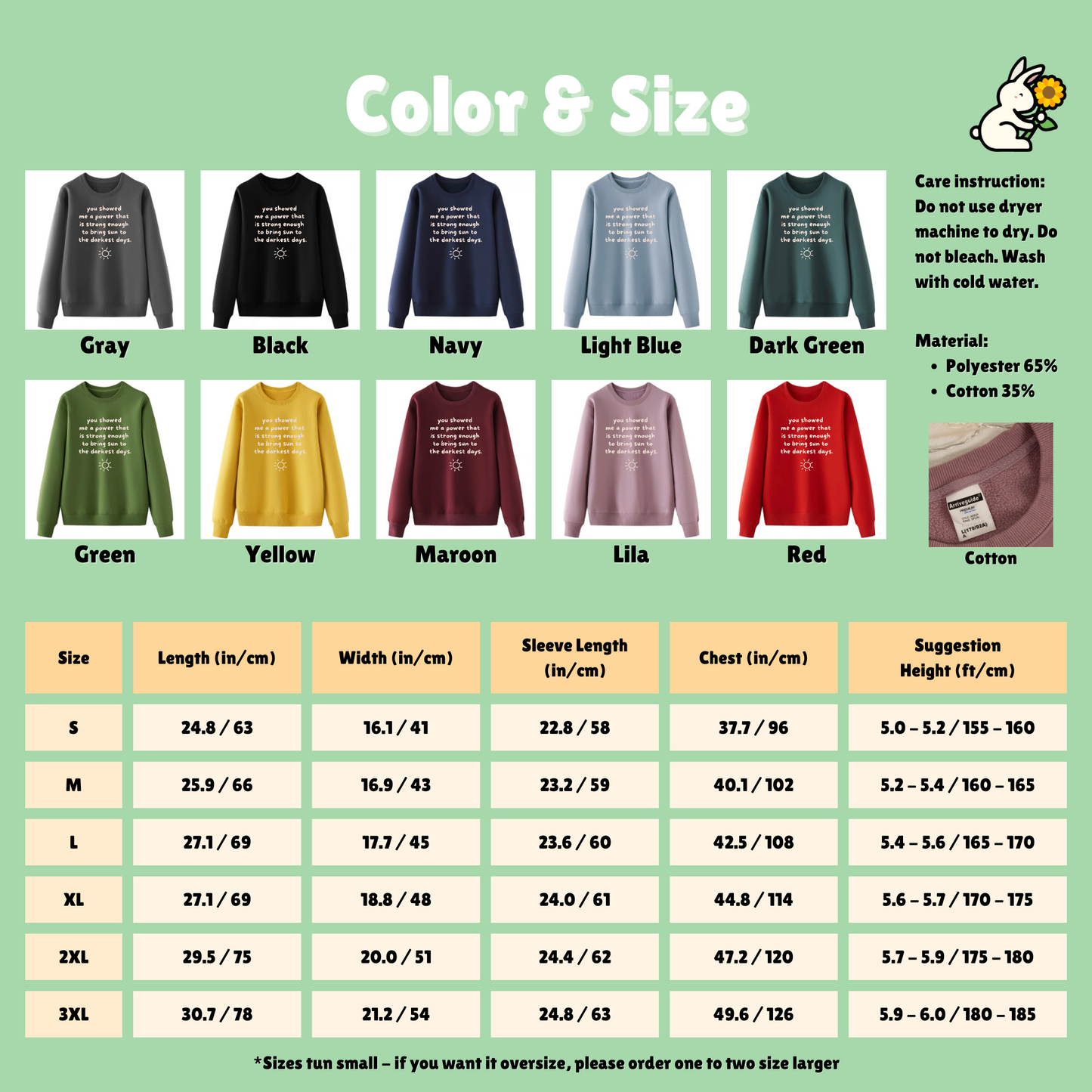 Bring Sun Embroidered Sweatshirt & Hoodie, Mult Color