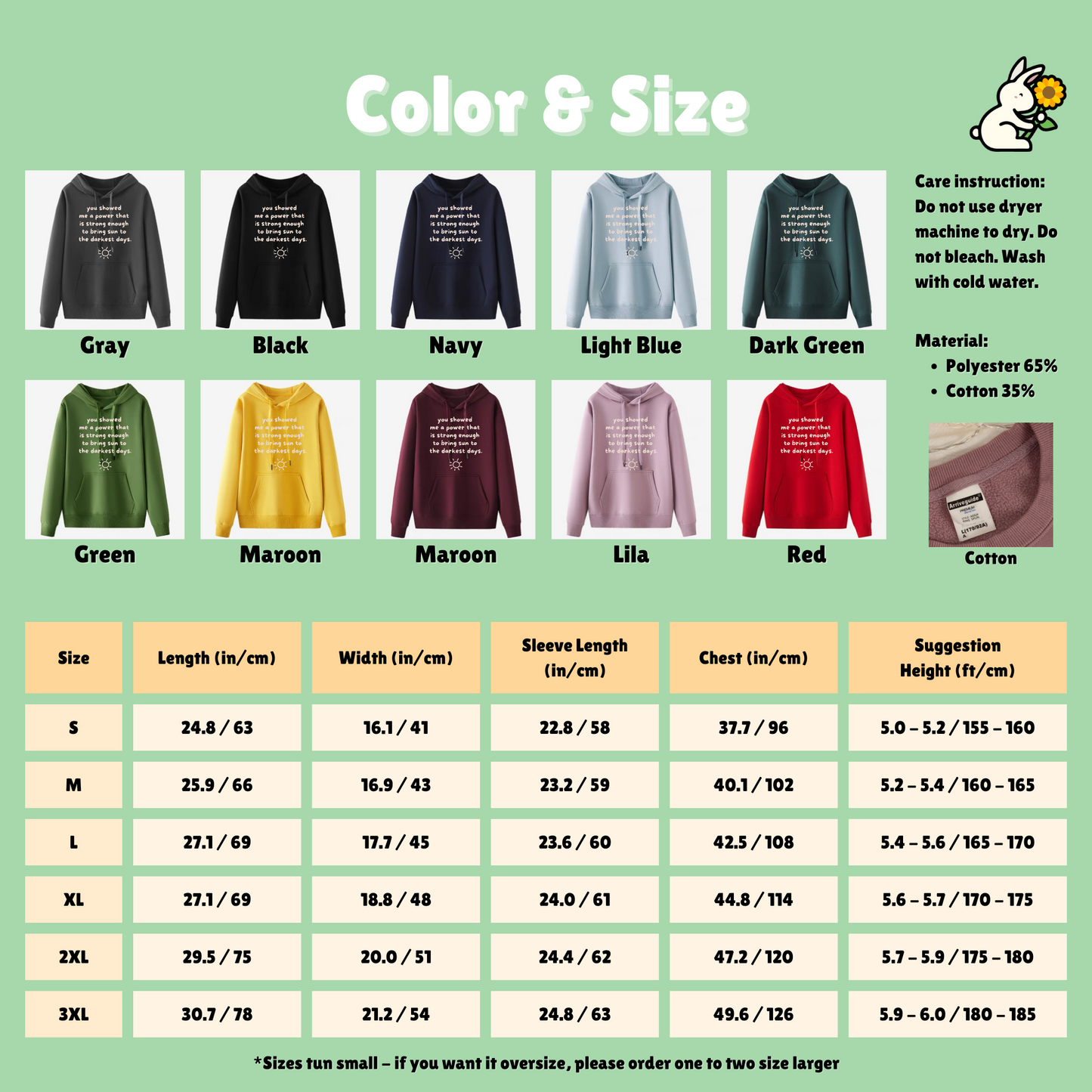 Bring Sun Embroidered Sweatshirt & Hoodie, Mult Color