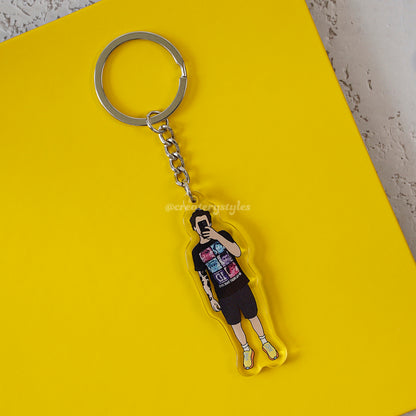 One Direction Up All Night Selfie Keychain/Keychain Shaker