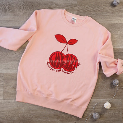 Cherry Baby Printed Sweatshirt & Hoodie, Mult Color