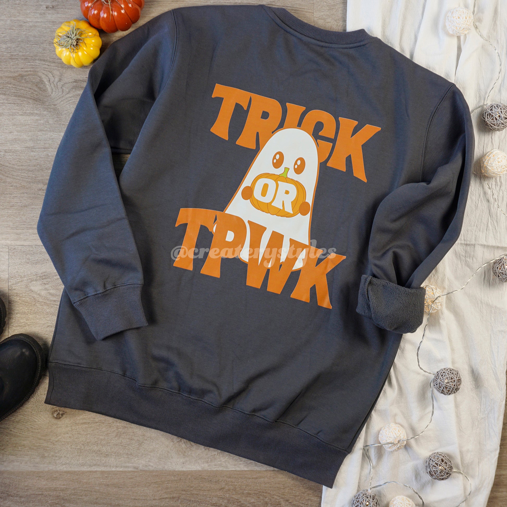 Trick or TPWK Printed Crewneck