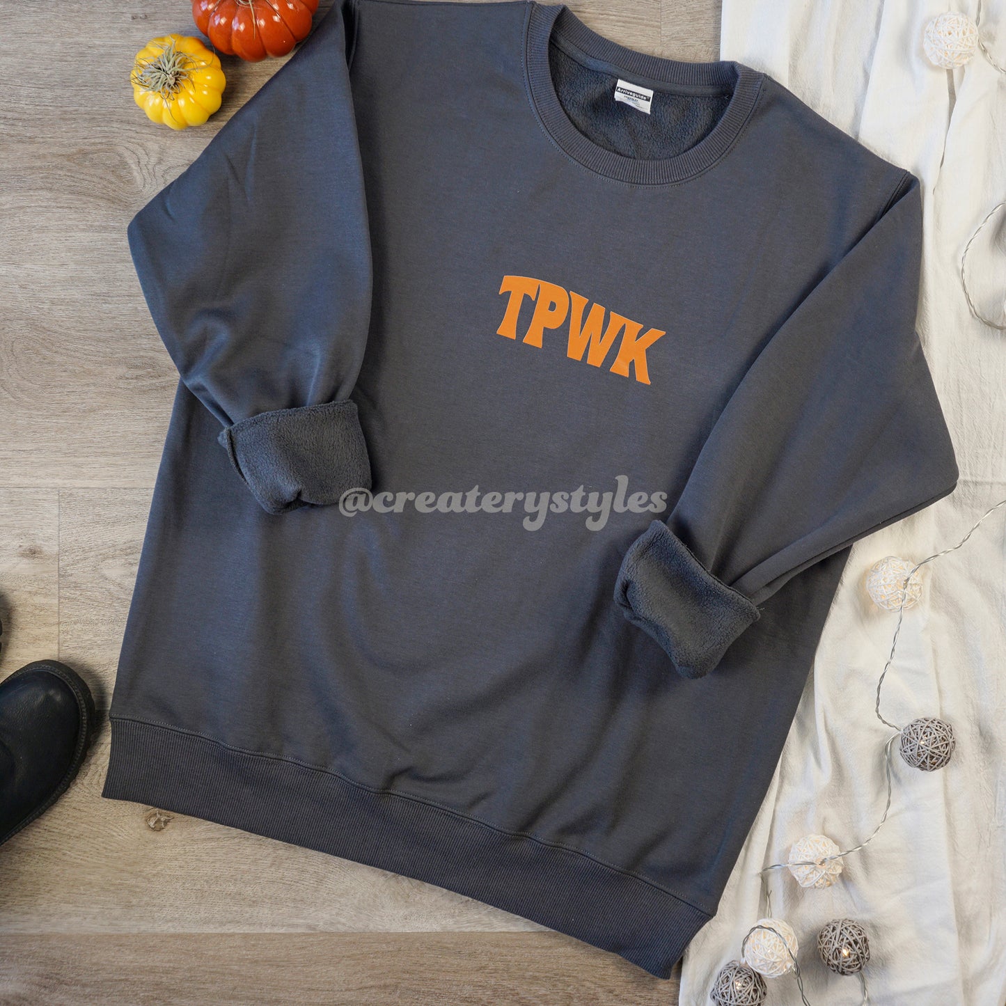 Trick or TPWK Printed Sweatshirt & Hoodie, Mult Color