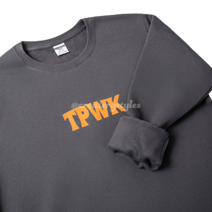 Trick or TPWK Printed Sweatshirt & Hoodie, Mult Color