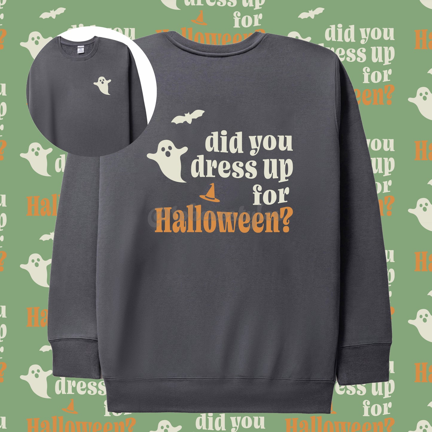 Dress Up For Halloween Printed Sweatshirt & Hoodie, Mult Color