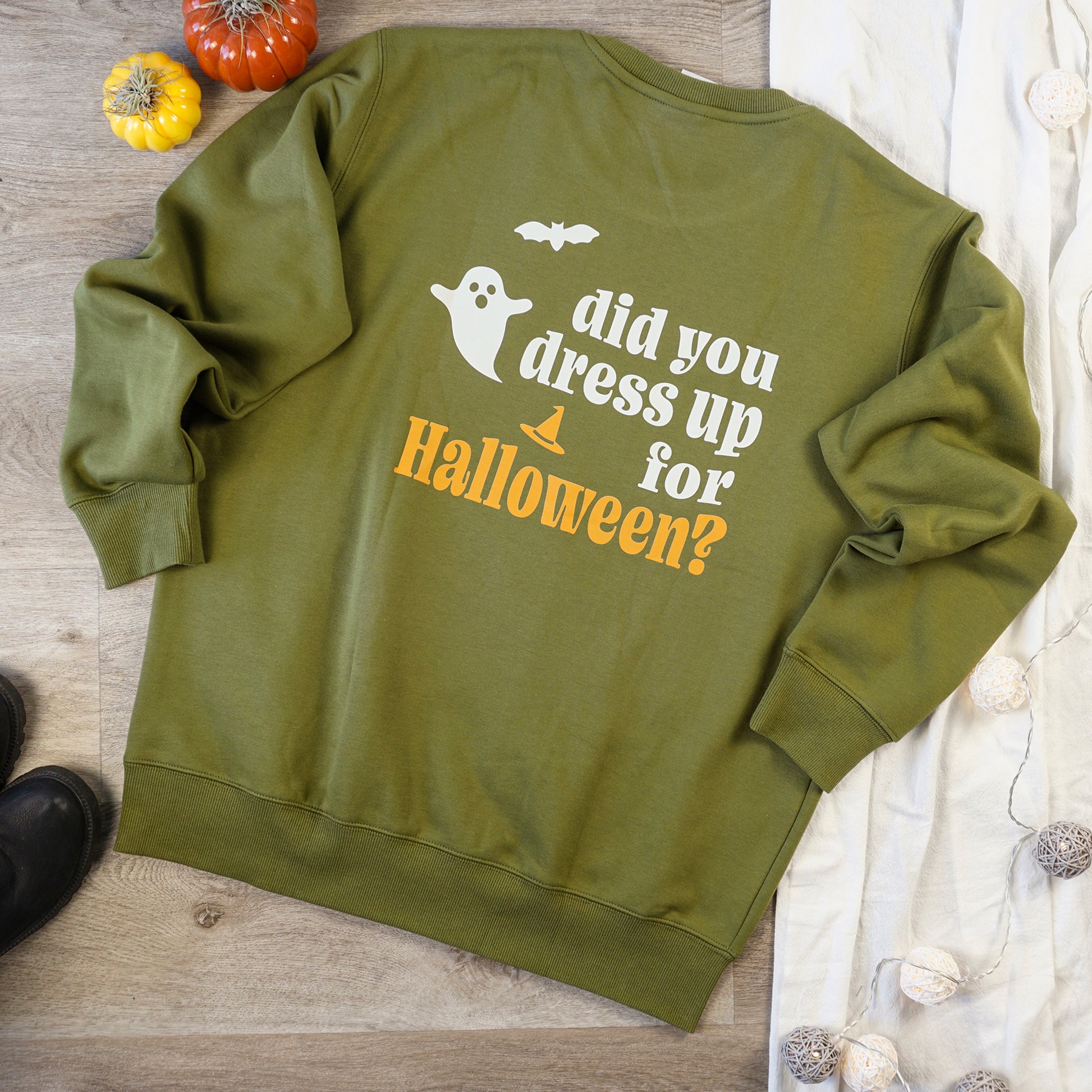 Little Freak Halloween Printed Crewneck