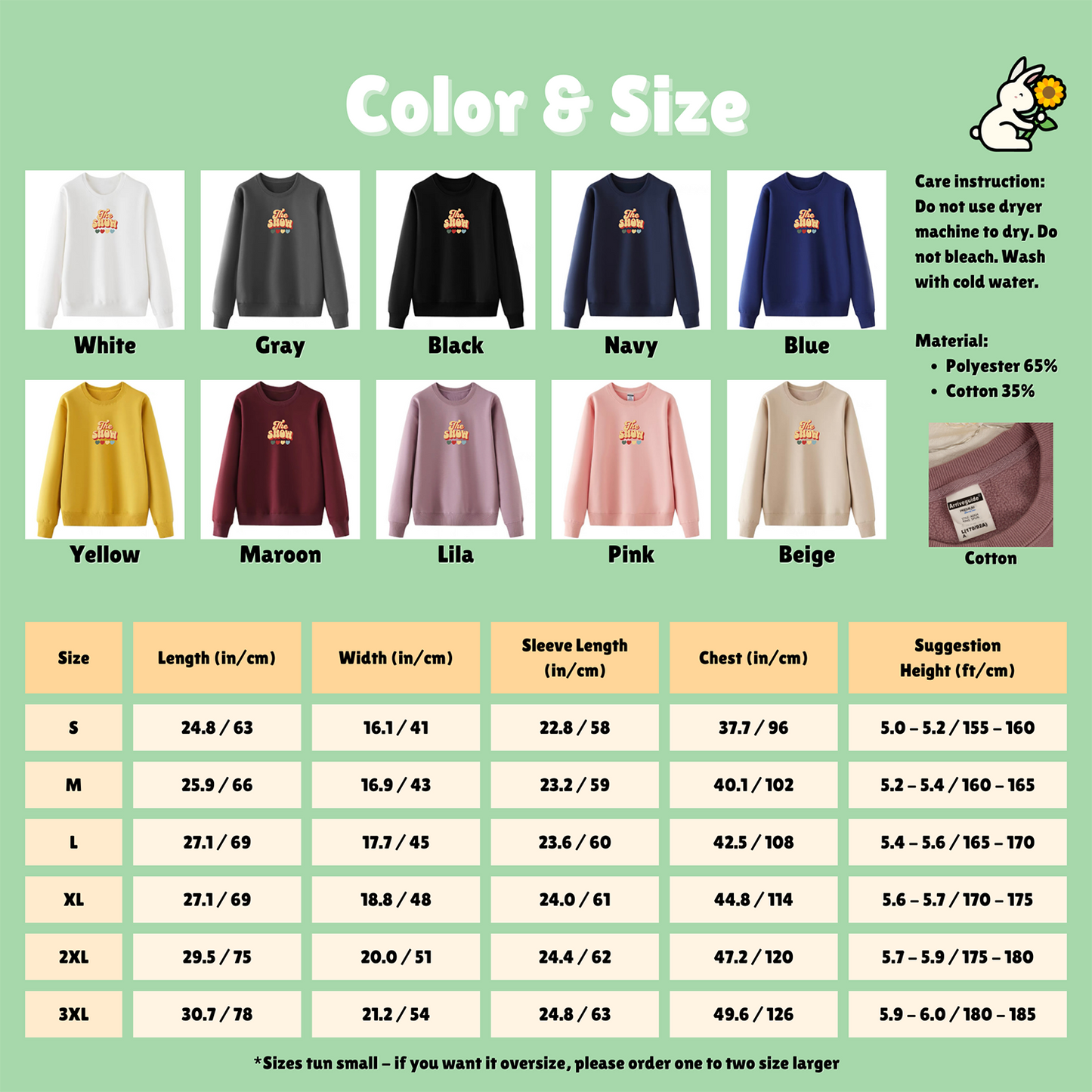 The Show Printed Sweatshirt & Hoodie, Mult Color