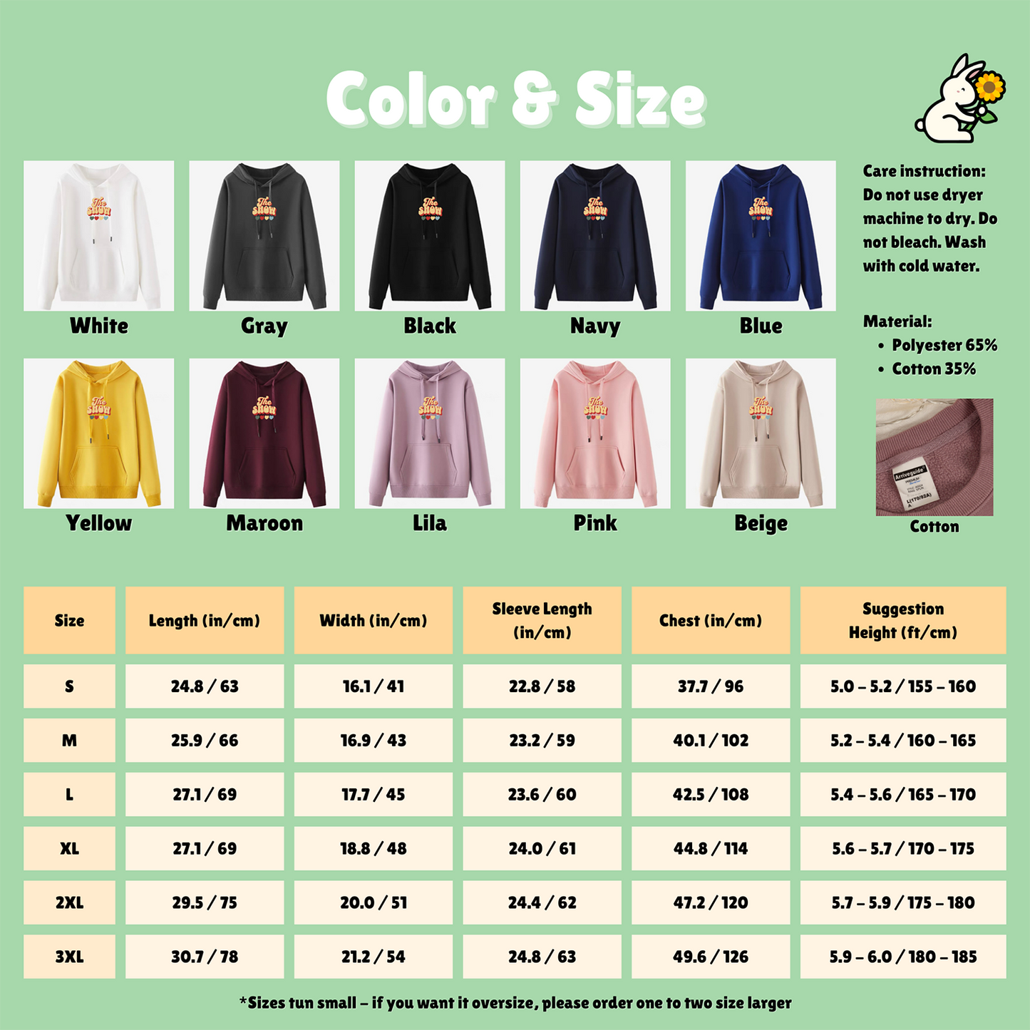 The Show Printed Sweatshirt & Hoodie, Mult Color