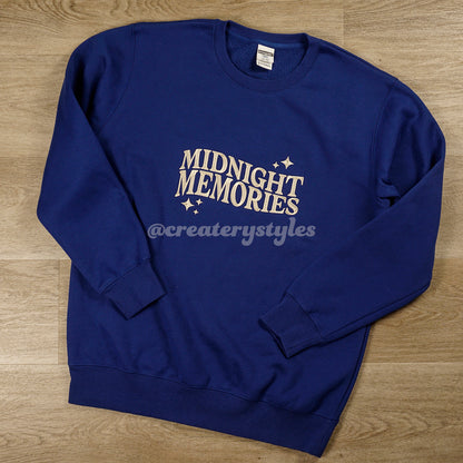 One Direction Merch Midnight Memories Embroidered Sweatshirt & Hoodie, Mult Color